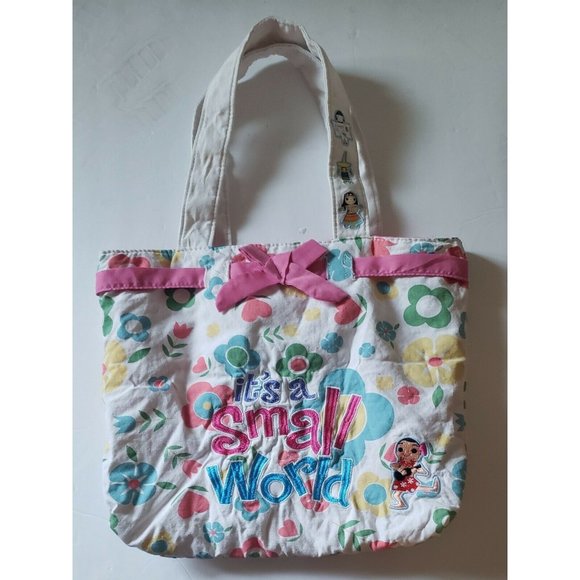 It's A Small World Bag Disney Parks Cloth Appliqué